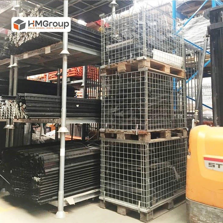 stackable pallet cage