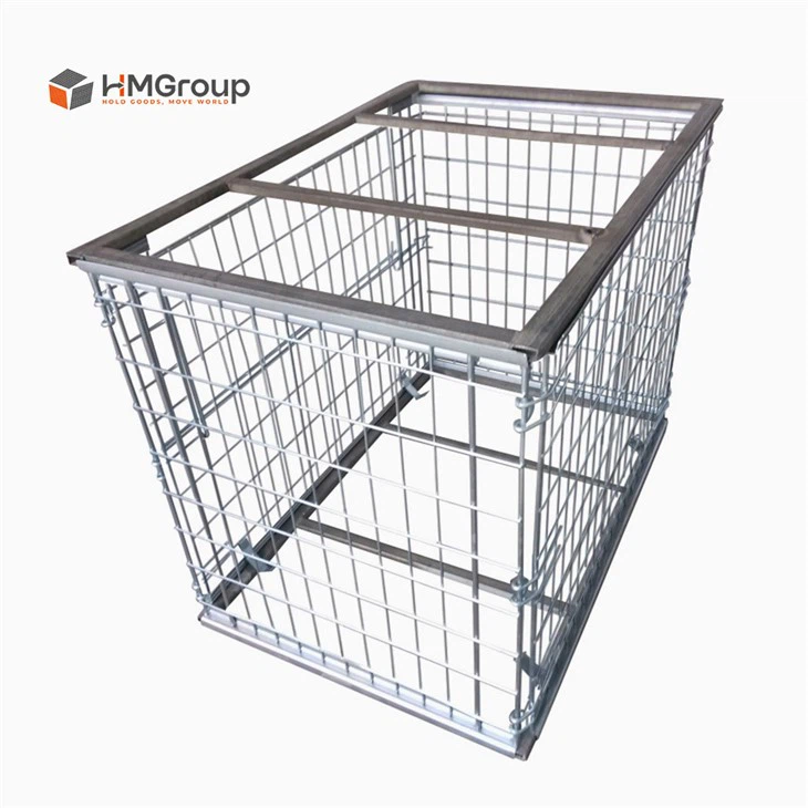 Collapsible Metal Wire Pallet Collar